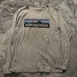 Gray Patagonia Long Sleeve Shirt Size XL Boys
